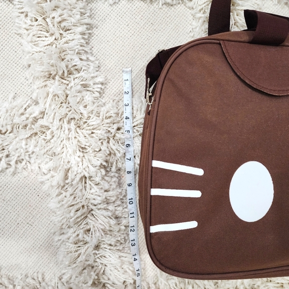 🆕️ Brown Hello Kitty Duffle/ Weekender Bag - Picture 3 of 9